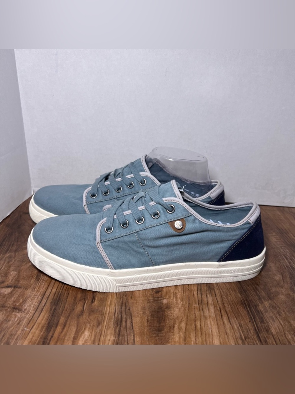 Taos Disc Super Soul Lake Blue Canvas Shoes Sneakers Size 9.5
